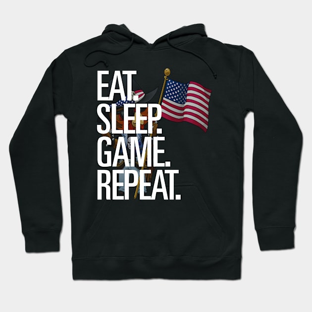 Eat . . . Sleep . . . Hoodie by dammitrooster